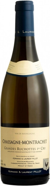 Вино Domaine Fernand & Laurent Pillot, Chassagne-Montrachet 1er Cru Grandes Ruchottes AOC, 2020