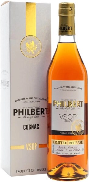 Коньяк Cognac Philbert, Single Estate VSOP, gift box, 0.7 л