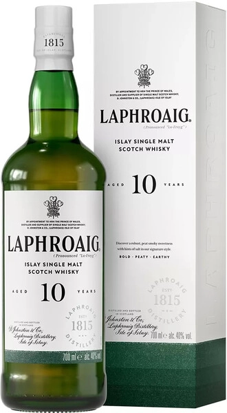 Виски Laphroaig 10 Years Old, gift box, 0.7 л