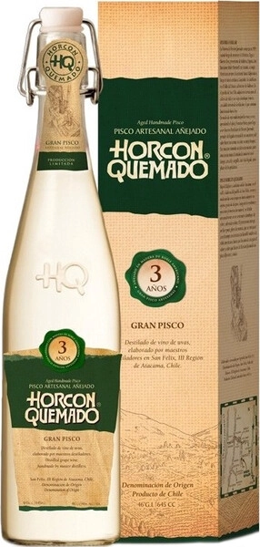 Писко Horcon Quemado Grand Pisco 3 Anos, gift box, 0.645 л