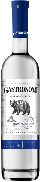 Водка "Gastronom" Blend №1 Classic, 0.5 л