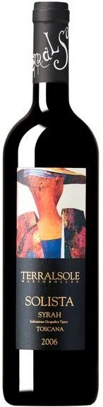 Вино Terralsole, Solista Syrah, Toscana IGT, 2006, 1.5 л