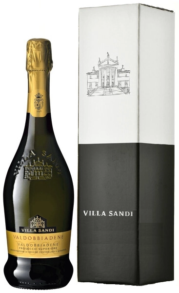 Игристое вино Villa Sandi, Valdobbiadene Prosecco Superiore DOCG Extra Dry, 2022, gift box