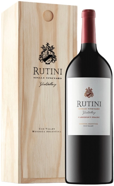 Вино Rutini, Gualtallary Cabernet Franc, 2018, wooden box, 1.5 л