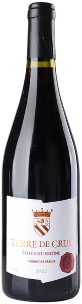 Вино "Terre de Crus" Rouge, Cotes du Rhone AOP, 2023