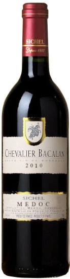 Вино Sichel, Chevalier Bacalan Medoc AOC, 2010