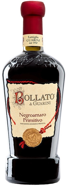 Вино Bollato di Guarini Negroamaro-Primitivo, Puglia IGT, 2020