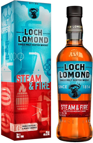 Виски "Loch Lomond" Steam & Fire, gift box, 0.7 л