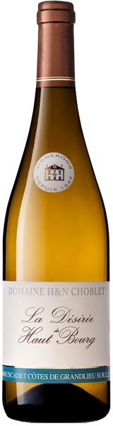 Вино La Desiree du Haut Bourg Muscadet Cotes de Grandlieu sur Lie IGP, 2023