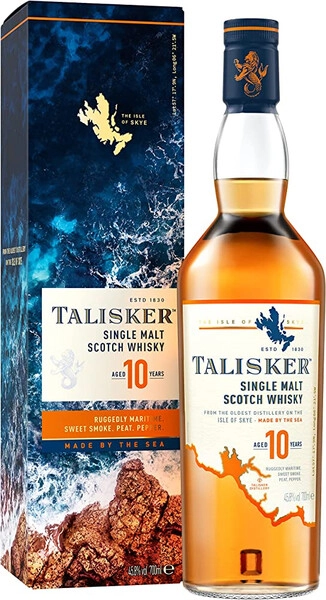 Виски Talisker 10 Years Old, gift box, 0.7 л
