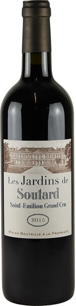 Вино Les Jardins de Soutard, Saint-Emilion Grand Cru AOC, 2015