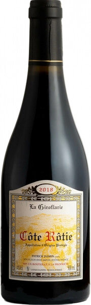 Вино Domaine Jasmin, Cote Rotie La Giroflarie АОC, 2018, 0.5 л