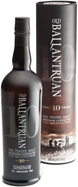 Виски Old Ballantruan 10 Years Old, in tube, 0.7 л