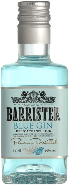 Джин Barrister Blue Gin, 50 мл