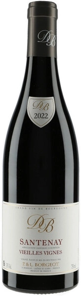 Вино P. & L. Borgeot, Santenay Vieilles Vignes AOC, 2022