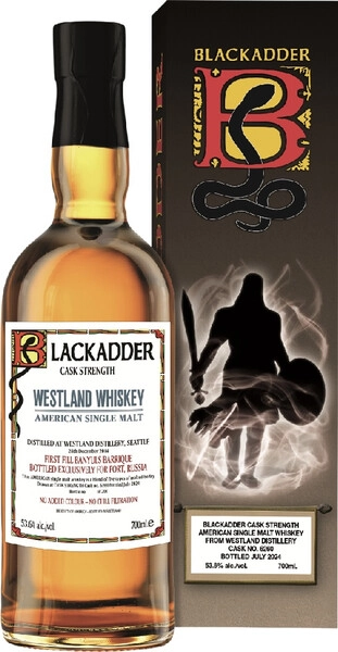 Виски Blackadder, Westland First Feel Banyuls Single Malt, 2014, gift box, 0.7 л