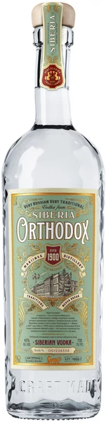 Водка "Orthodox", 0.7 л