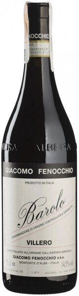 Вино Giacomo Fenocchio, Barolo Villero DOCG, 2018