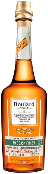 Кальвадос Boulard VSOP Rye Cask Finish, Pays d'Auge AOC, 0.7 л