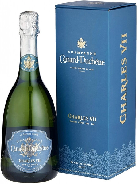 Шампанское Canard-Duchene, Charles VII Blanc de Blanc, Champagne AOC, gift box