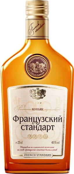 Коньяк "Французский Стандарт" 3 звезды, 250 мл