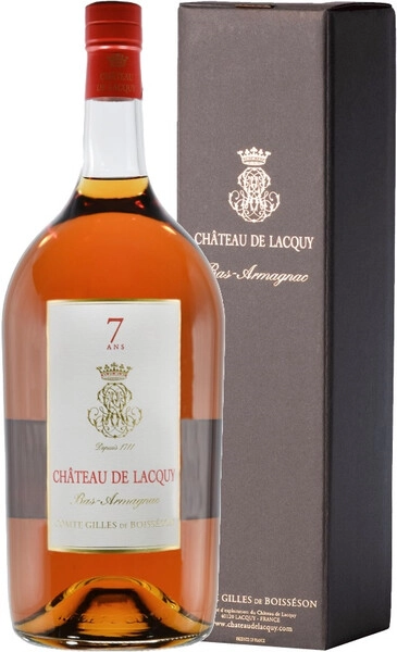 Арманьяк Chateau de Lacquy, Bas-Armagnac 7 Ans, gift box, 2.5 л