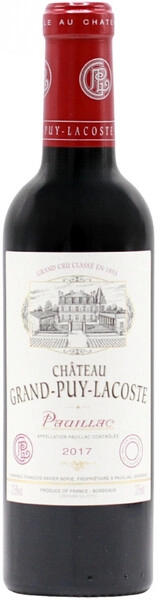 Вино Chateau Grand-Puy-Lacoste, Pauillac AOC, 2017, 375 мл