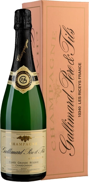 Шампанское Champagne Gallimard Pere et Fils, Cuvee Grande Reserve Chardonnay, gift box