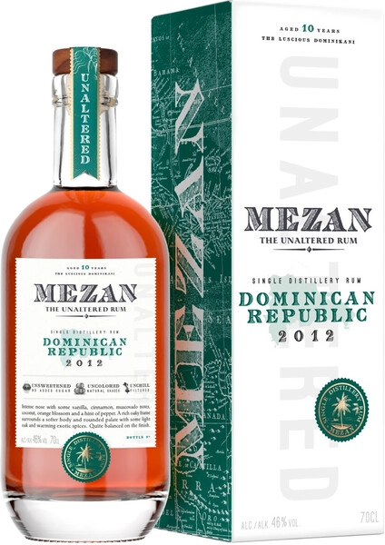 Ром Mezan Dominican Republic, 2012, gift box, 0.7 л