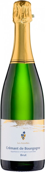 Игристое вино Domaine Les Astrelles, Cremant de Bourgogne AOC Brut Blanc, 2022