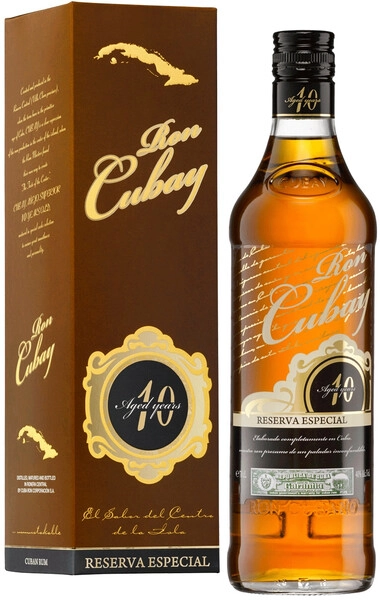 Ром Cubaron, Cubay Reserva Especial 10 Years Old, gift box, 0.7 л