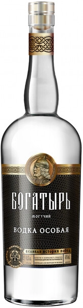 Водка Богатырь Могучий, 0.5 л