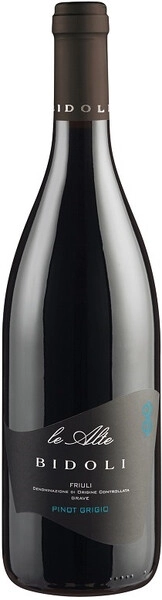 Вино Bidoli, "Le Alte" Pinot Grigio, Friuli Grave DOC, 2017