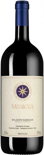 Вино "Sassicaia", Bolgheri Sassicaia DOC, 2022, 1.5 л