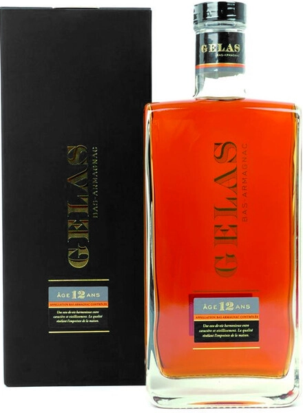 Арманьяк Gelas, Bas Armagnac, 12 ans, gift box, 0.7 л