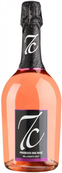 Игристое вино Conca d'Oro, 7C Prosecco Millesimato Rose Brut DOC