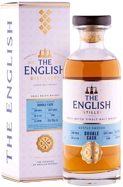 Виски The English Gently Smoked Double Cask, gift box, 0.7 л
