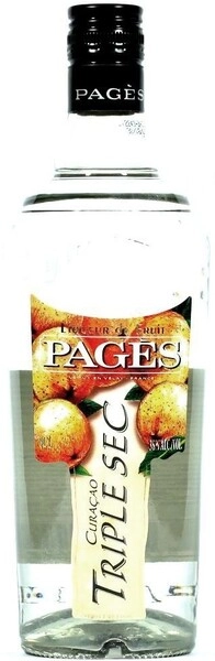Ликер Pages Curacao Triple Sec, 0.7 л