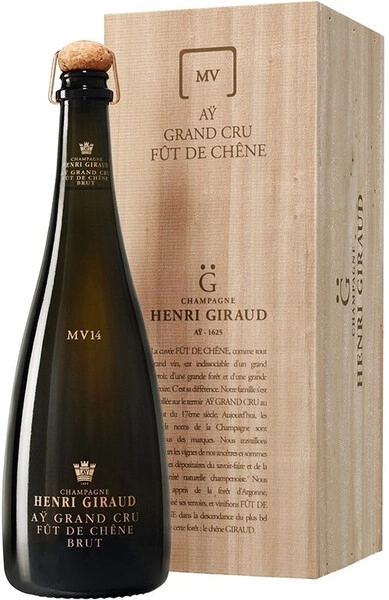 Шампанское Henri Giraud, Ay Grand Cru Fut de Chene Brut MV14, wooden box