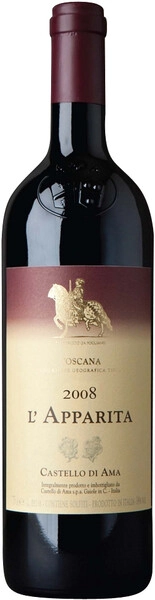 Вино Merlot IGT l'Apparita, 2008