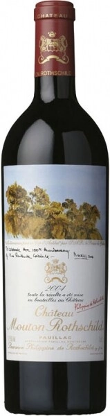 Вино Chateau Mouton Rothschild, Pauillac AOC Premier Grand Cru Classe, 2004