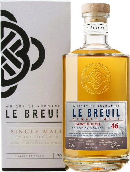 Виски Le Breuil Single Malt Smoky Oloroso, gift box, 0.7 л