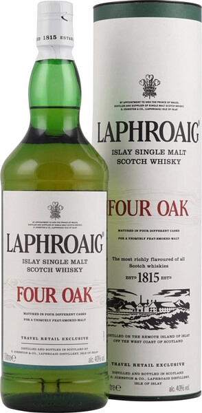 Виски Laphroaig Four Oak, in tube, 1 л