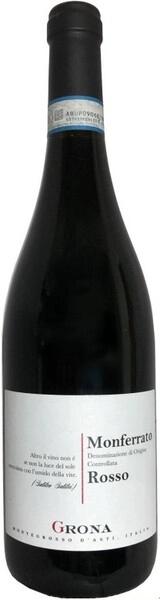 Вино Grona SSA, Monferrato Rosso DOC, 2016