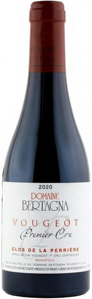 Вино Domaine Bertagna, Vougeot 1-er Cru "Clos de La Perriere" Monopole, 2020, 375 мл