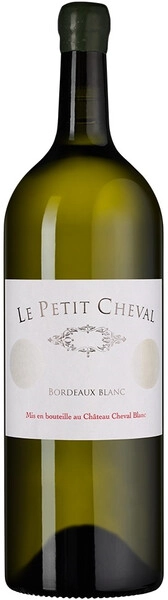 Вино Le Petit Cheval Blanc, Bordeaux AOC, 2020, 1.5 л