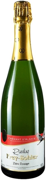 Игристое вино Frey-Sohler, Riesling Zero Dosage, Cremant d'Alsace AOC, 2021