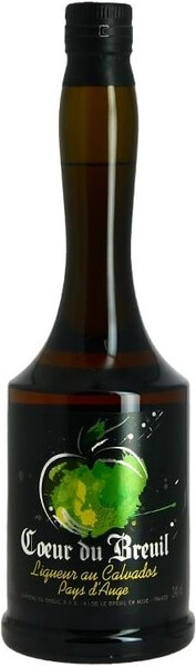 Ликер Chateau du Breuil, Coeur du Breuil Liqueur au Calvados, Pays d'Auge AOC, 0.7 л