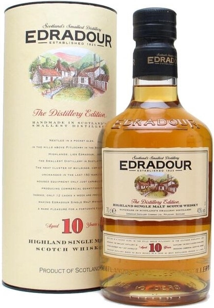 Виски Edradour 10 Years Old, gift box, 0.7 л