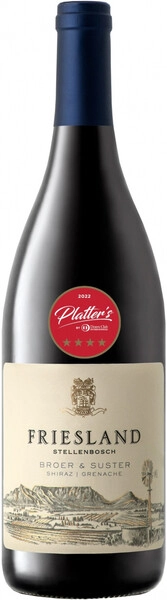 Вино Friesland, Broer & Suster Shiraz-Grenache, 2022